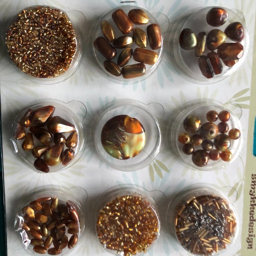 Assorted Ornate Beads for DIY Jewelry Making  NEW